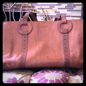 Vintage Cole Haan beauty 14x9 Sleek leather bag